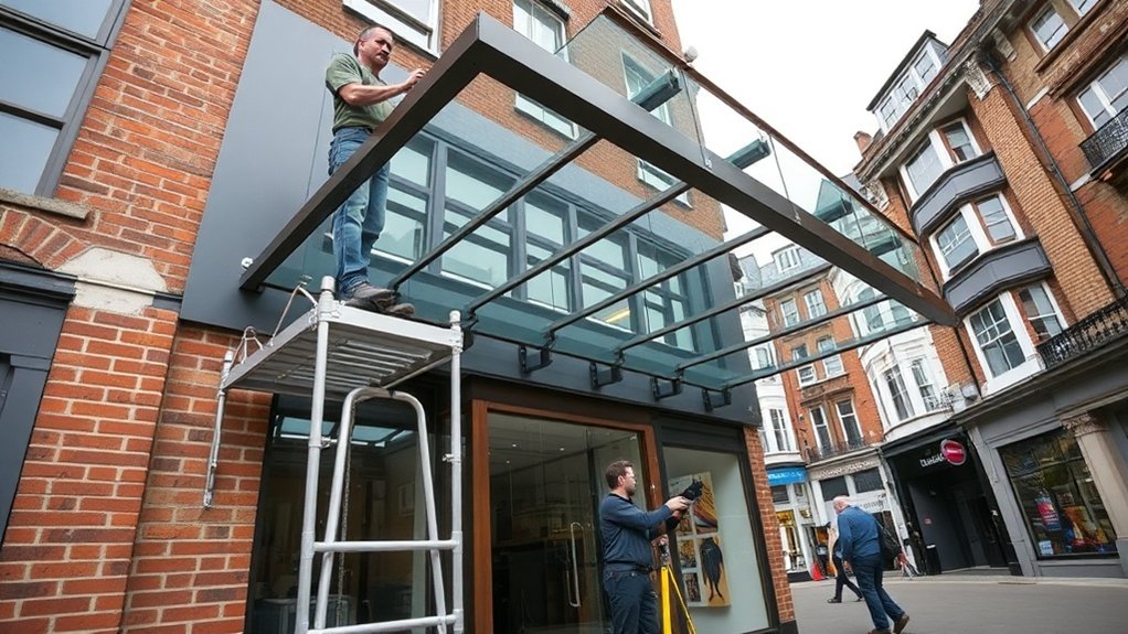 Shopfront Canopy Borehamwood