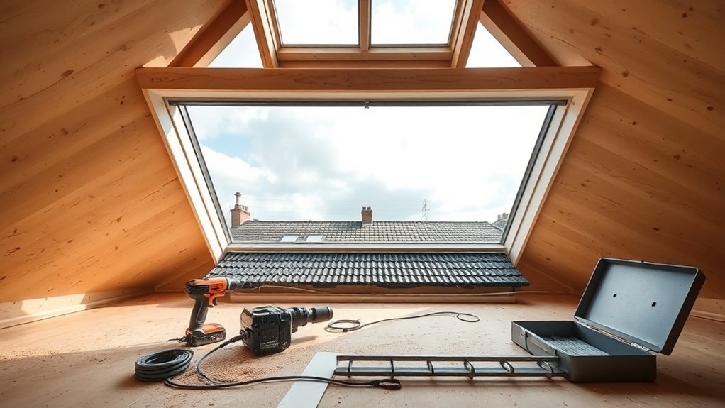 Skylight Installation Well End